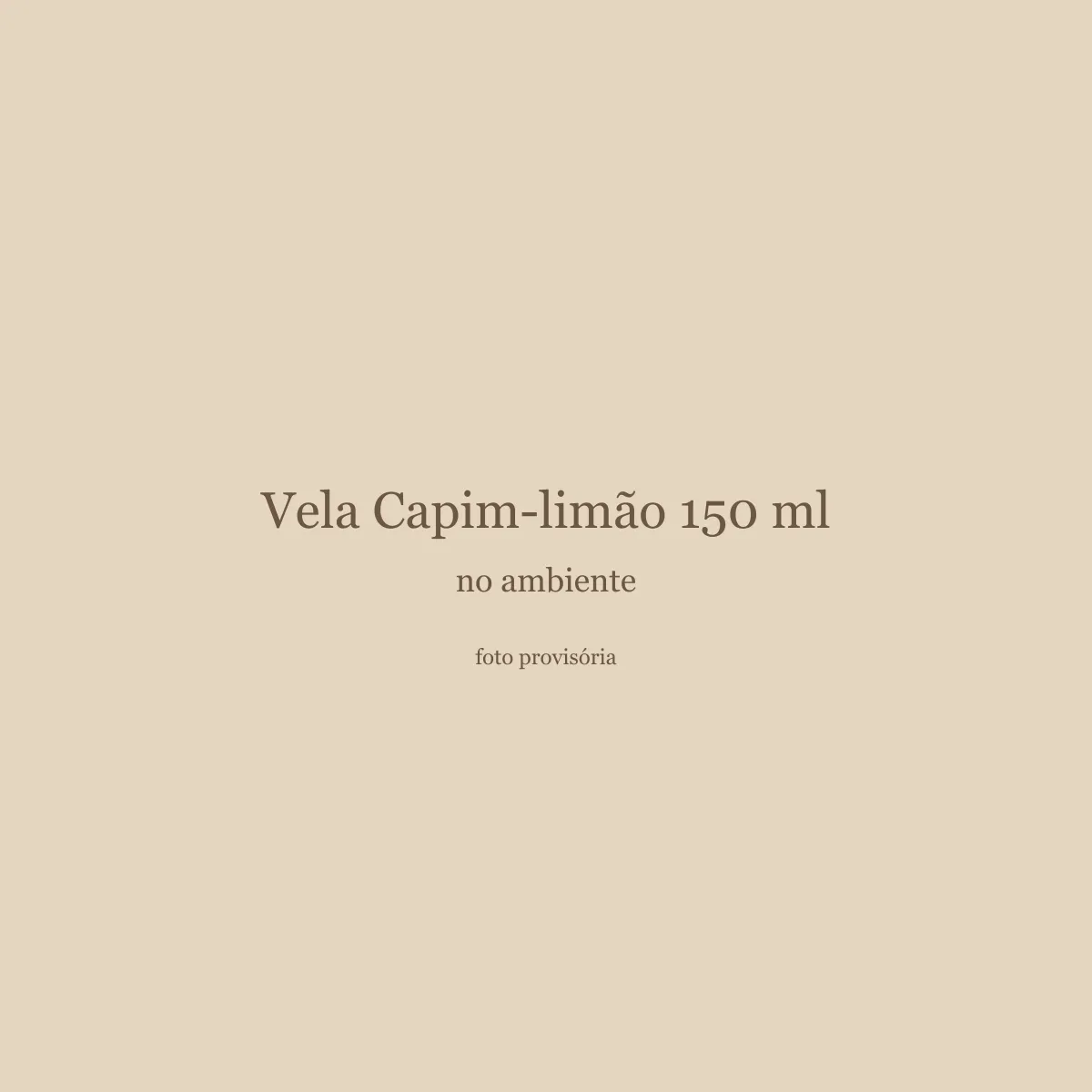 Vela Capim-limão 150 ml, no ambiente