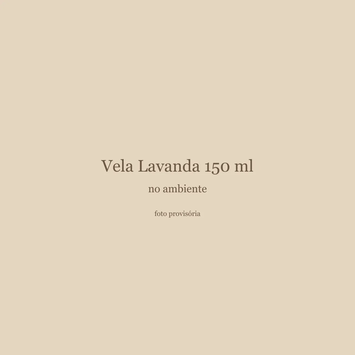 Vela Lavanda 150 ml, no ambiente